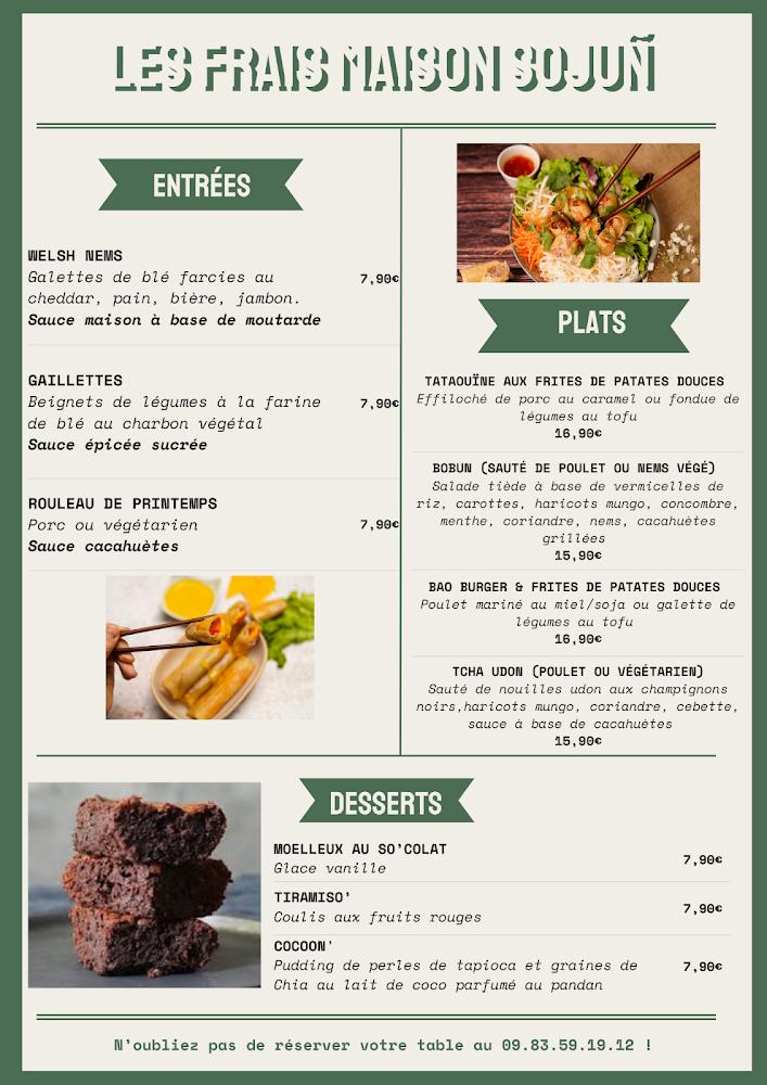 La Maison Sojuñ - Menu Image 1